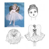 Peaches Ballerina Angel - FREE Cloth Doll Patterns